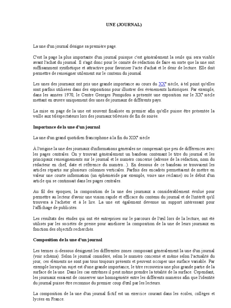 Journal Pdf Journaux Publicite