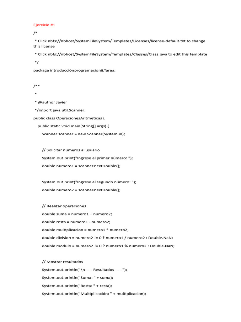 Actividad 3 Programación | PDF | Java (lenguaje de programación ...