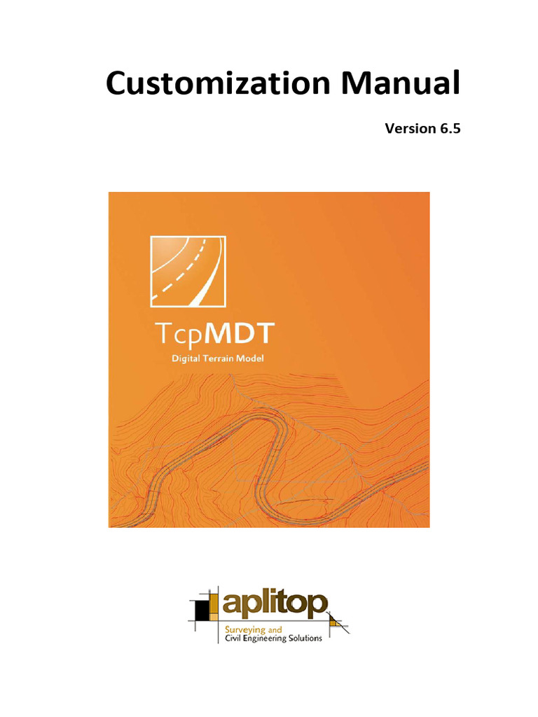 Customization Manual Version 6.5 Guide | PDF | Contour Line | Microsoft ...