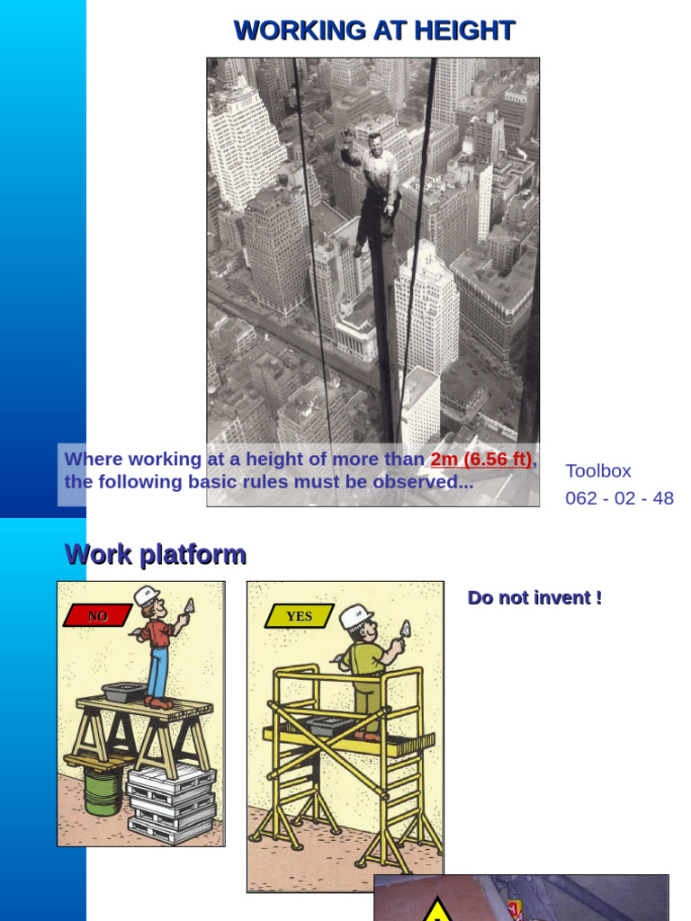 062-02-48 Working at Height | PDF