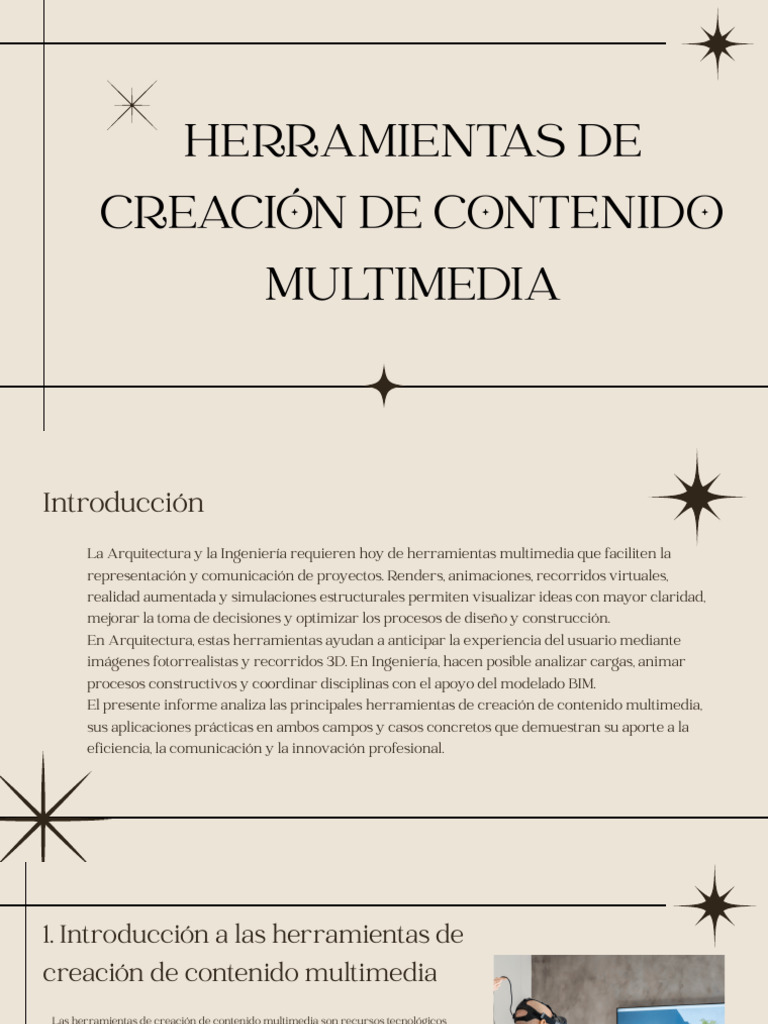 Herramientas de Creación de Contenido Multimedia | PDF | Multimedia ...