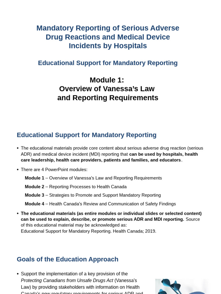 Mandatory Reporting of ADRs and MDIs | PDF | Medical Device ...