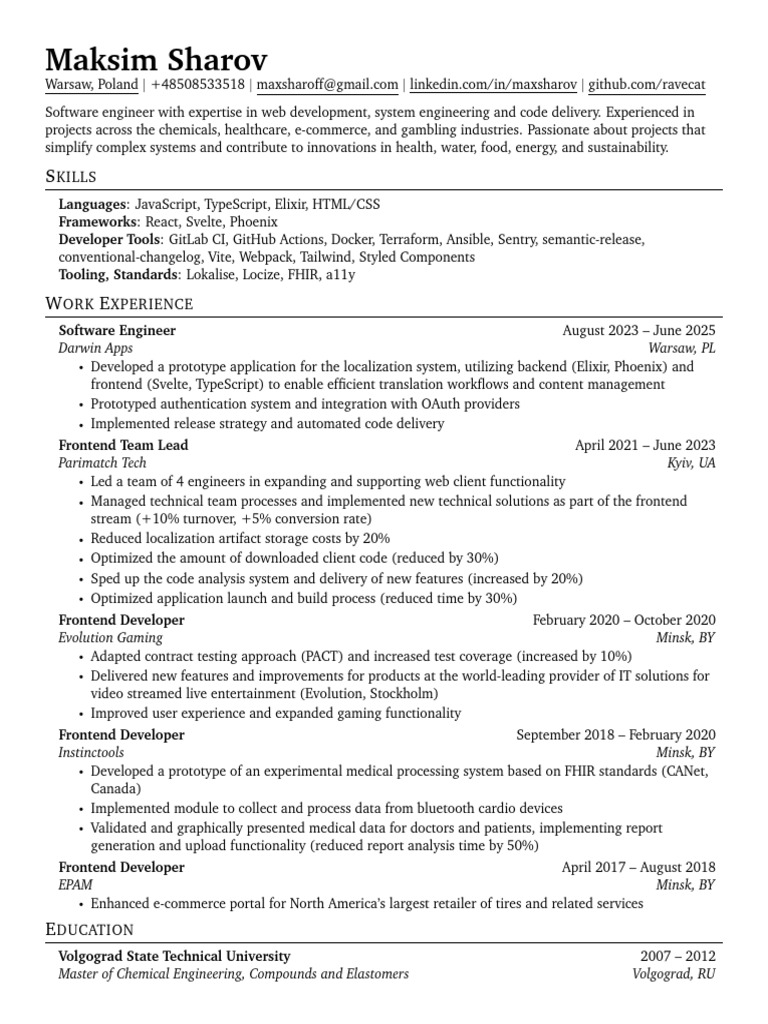 Software Engineer in Web Development | PDF | Web Development | Computing