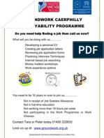 Groundwork Caerphilly Employability Programme