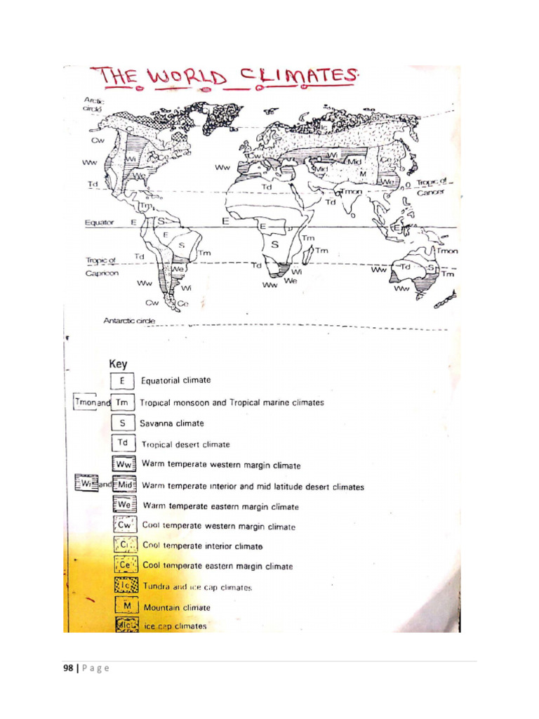 Geography Paper 1 Part 2 | PDF | Climate Change | Temperate Climate