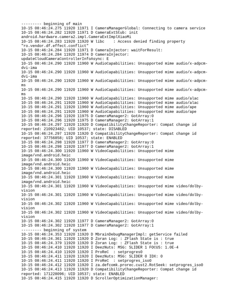 Log Cat 1760492784226 | PDF | Computer Programming | Software