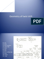 Geometry and Types of Twist Drills and Drilling Machines