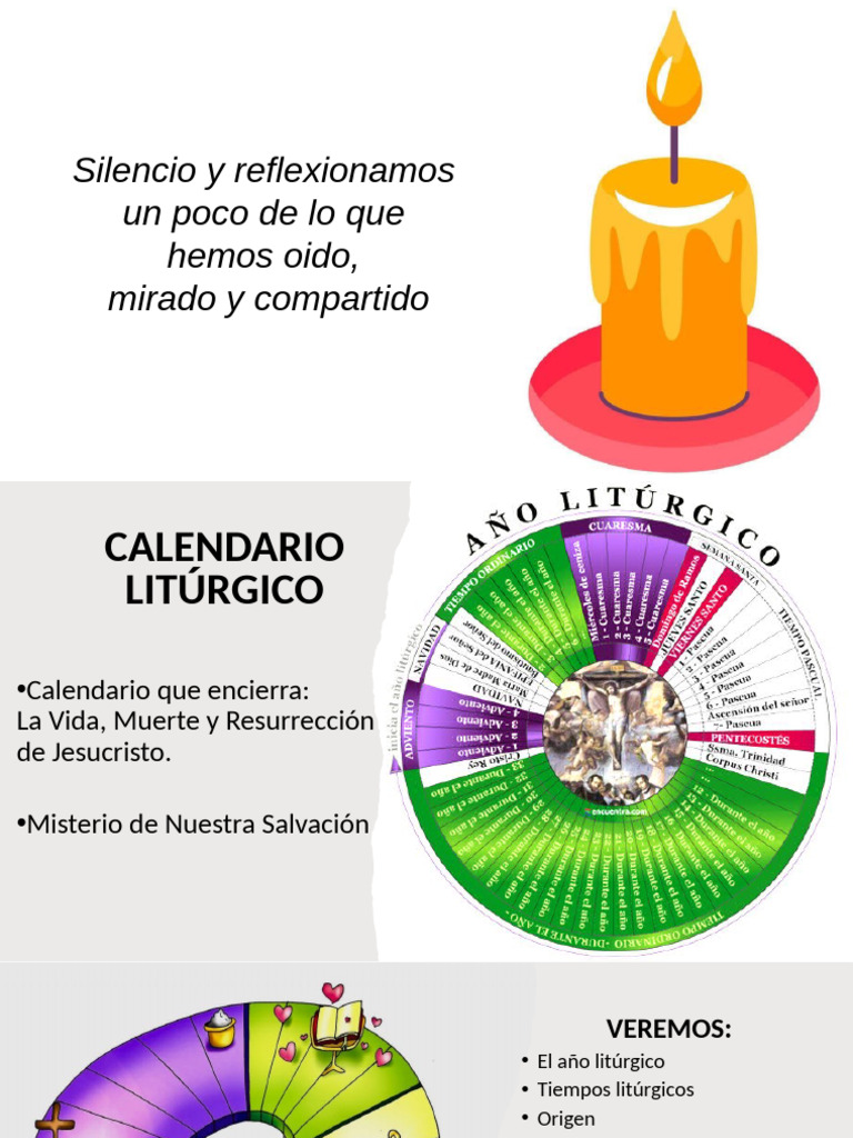 Calendario Litúrgico: Significado y Tiempos | PDF | Pascua de ...