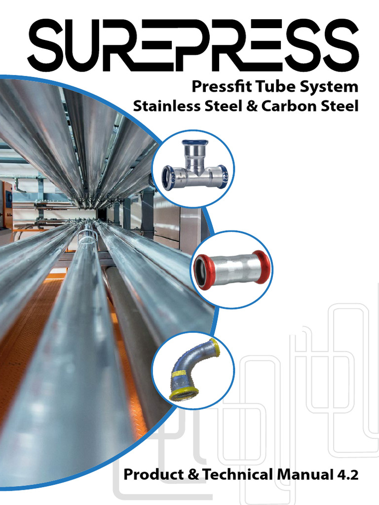 SurePress Pressfit Tube System Manual | PDF | Stainless Steel ...