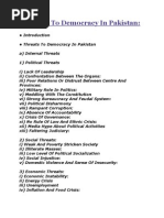 Download Threats to Democracy in Pakistan by CH MUHAMMAD ADIL SN93457975 doc pdf