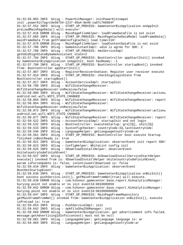 GameCenter Startup Log Analysis | PDF | Internet Architecture ...