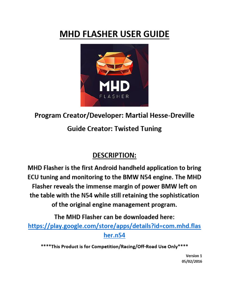 MHD Manual | PDF | Usb | Android (Operating System)