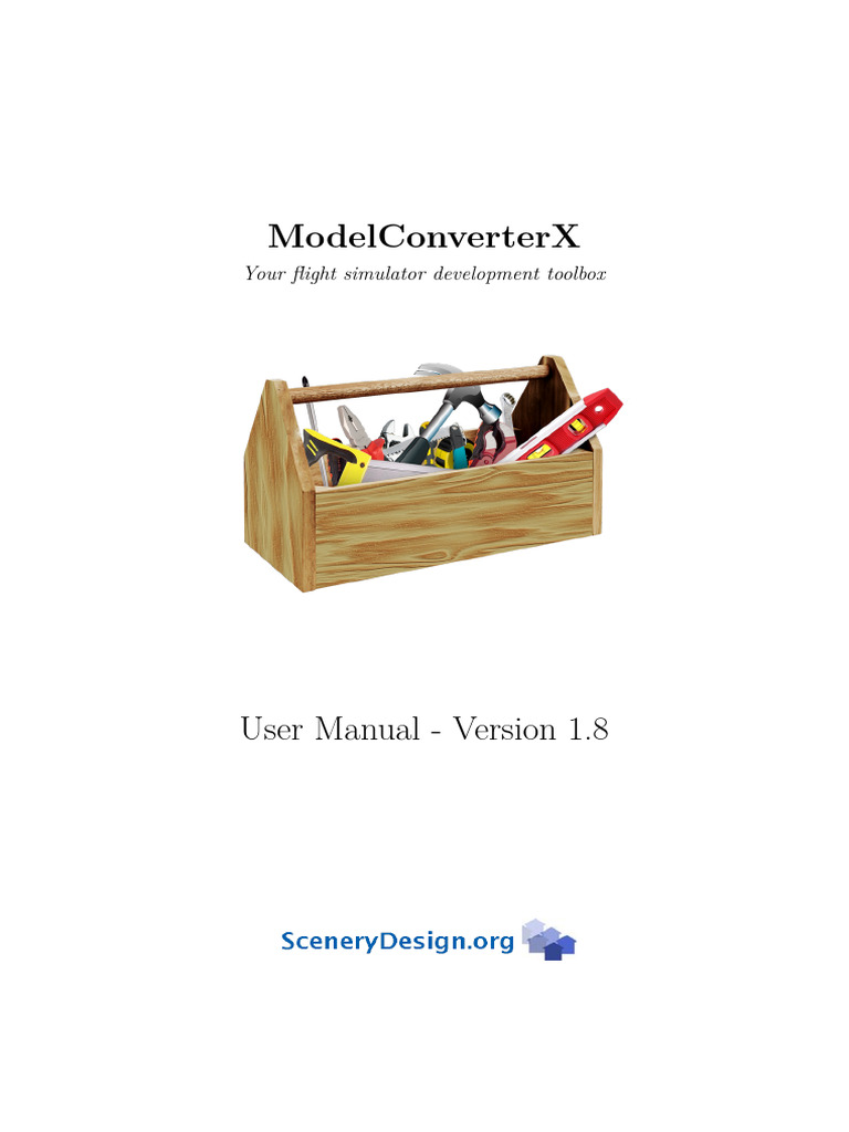 ModelConverterX User Manual 1.8 | PDF | Computer File | Button (Computing)