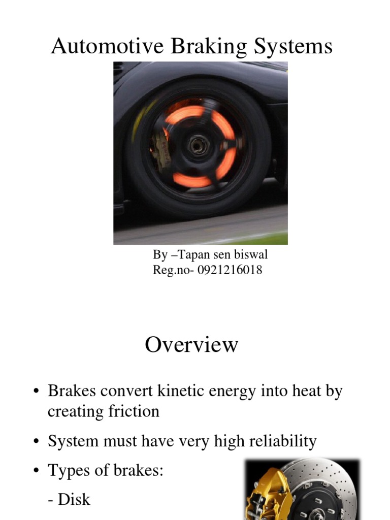 Automotive Braking System PDF Brake Anti Lock Braking System
