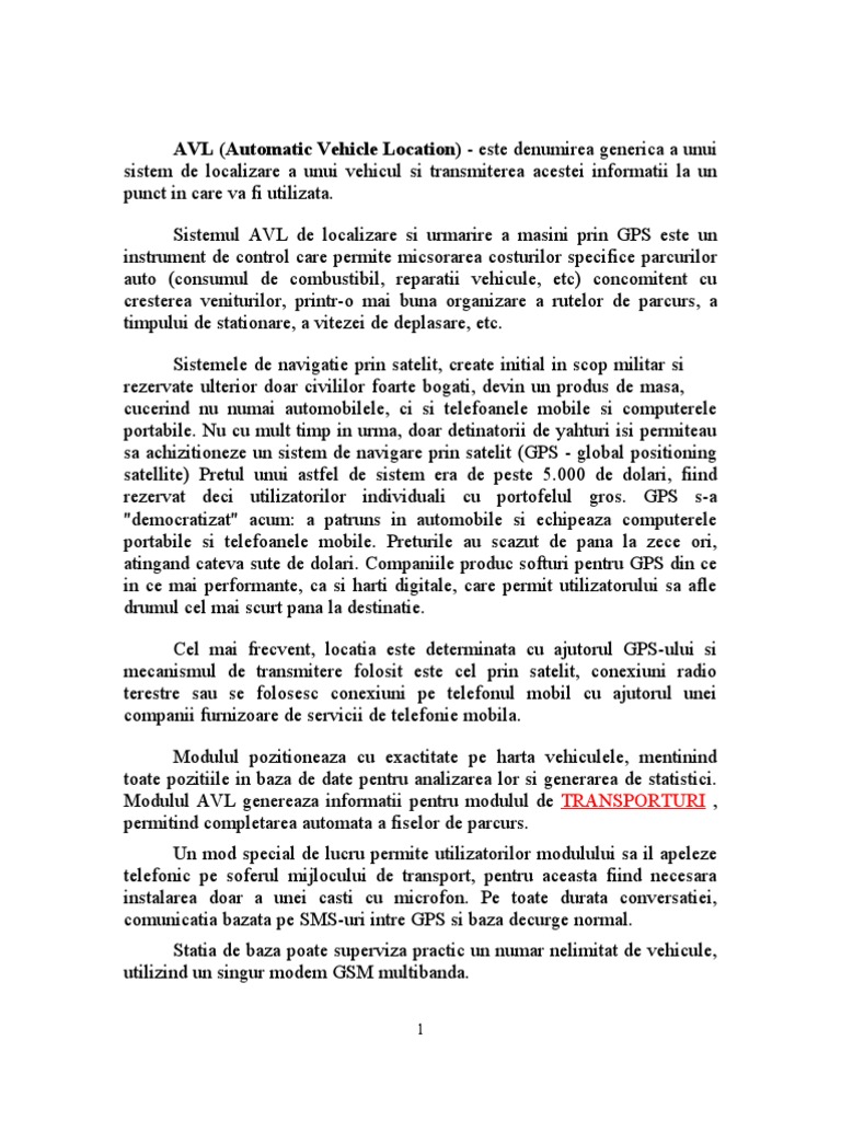 Automatic Vehicle Location PDF