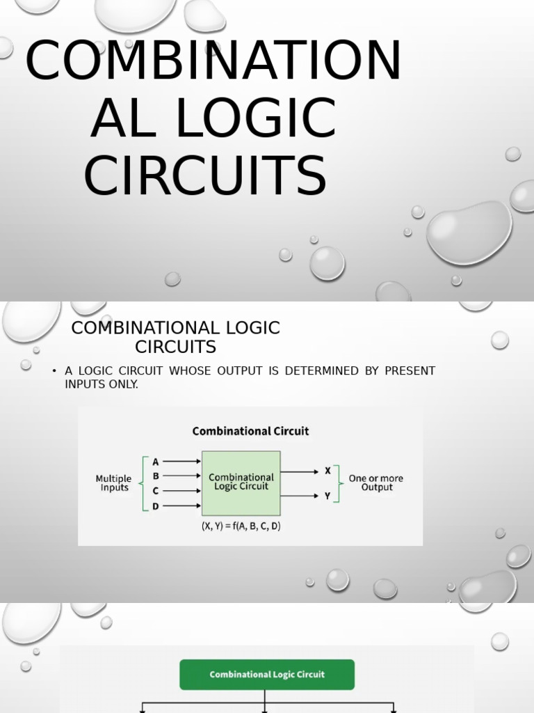 Combinational Logic Circuits | PDF | Digital Electronics | Computer ...