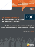 Dossier de Presse TPP Madrid 2010