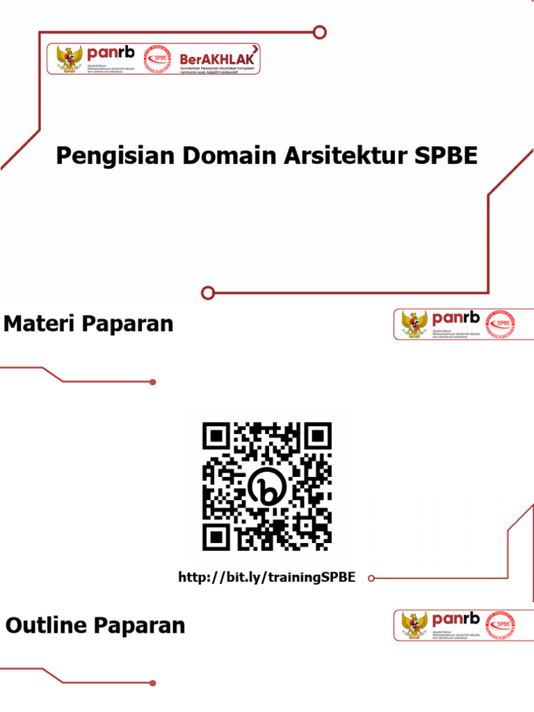 Arsitektur SPBE: Panduan Domain dan Manfaat | PDF