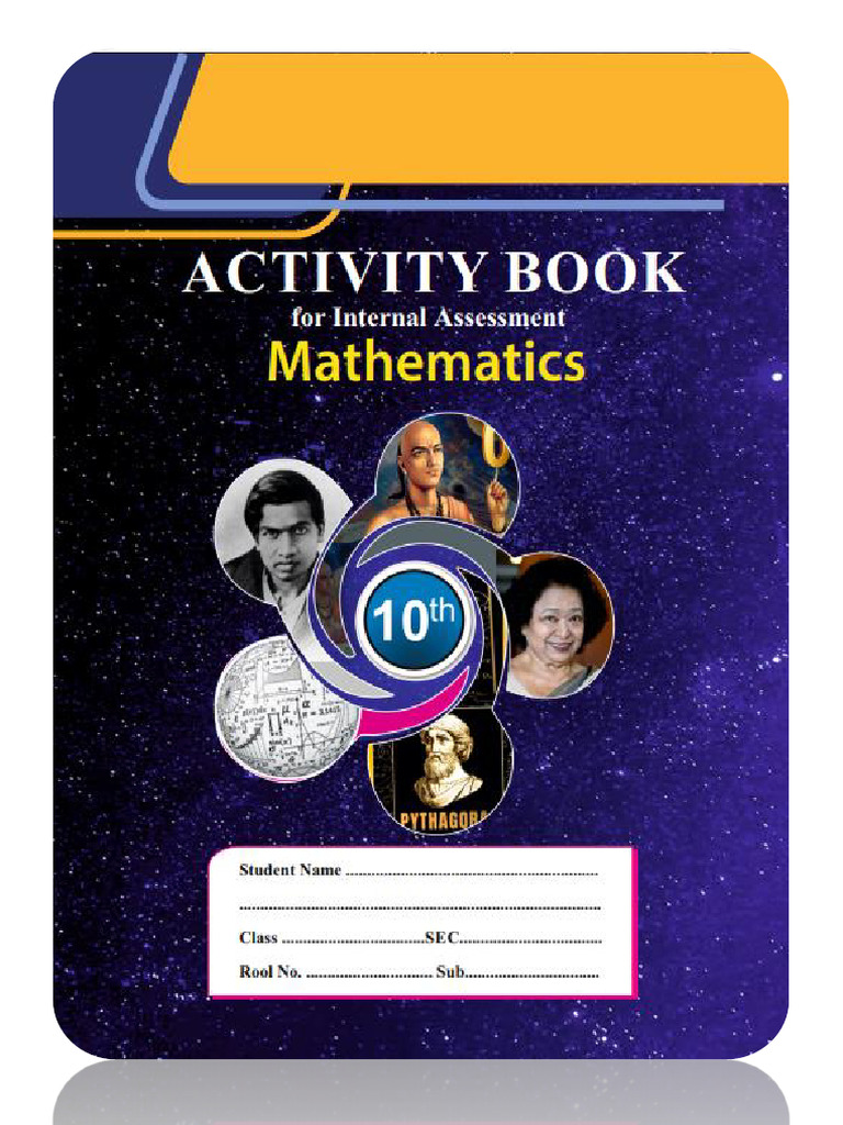 10th STD Maths Activity Book Eng Version 2024-25 by BTM | PDF | Zero Of ...