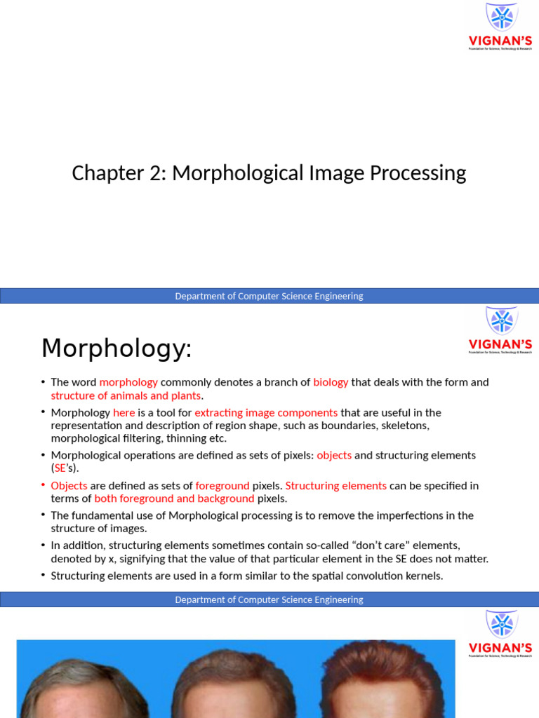 Morphological Image Processing Basics | PDF | Engineering | Pixel