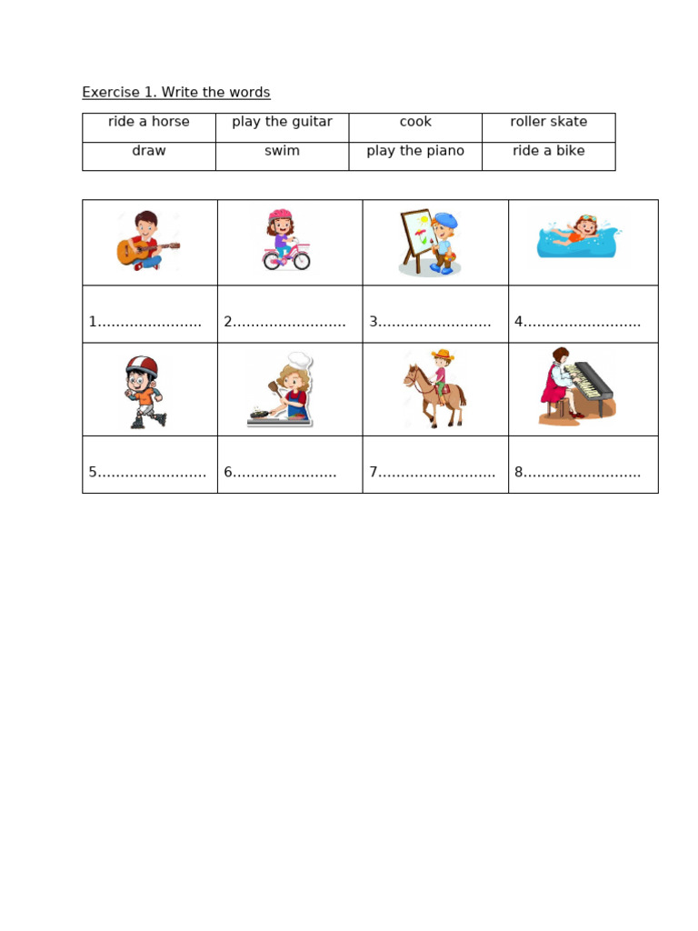 Common Hobbies and Activities List | PDF