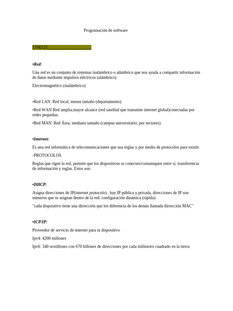 Fundamentos de Redes y Protocolos de Internet | PDF
