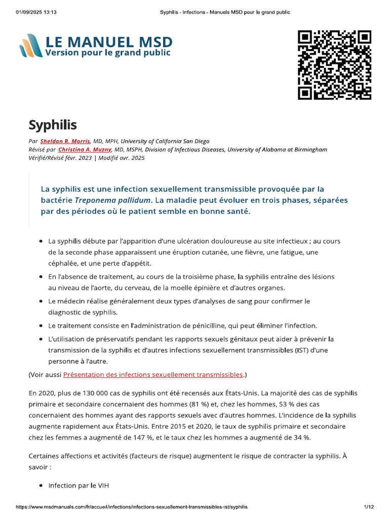 Syphilis | PDF