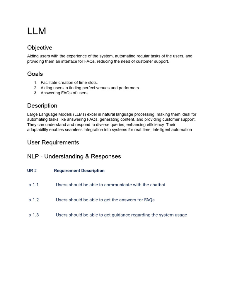 LLM for Task Automation and FAQs | PDF