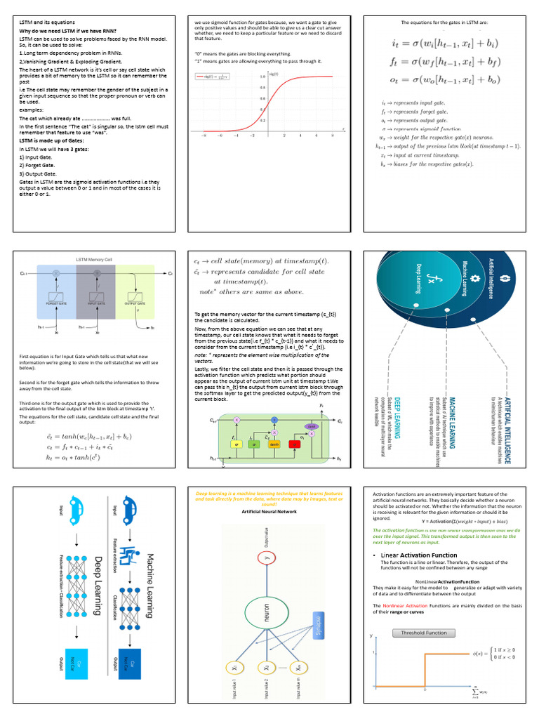 Understanding LSTM and Its Functions | PDF | Applied Mathematics ...