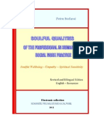 Soulful Qualities of The Professional in Humanistic Social Work Practice, by Petru Stefaroi. Revised and Bilingual Edition (English-Romanian)