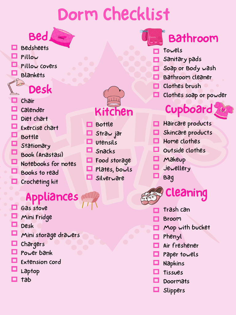 Dorm Checklist | PDF