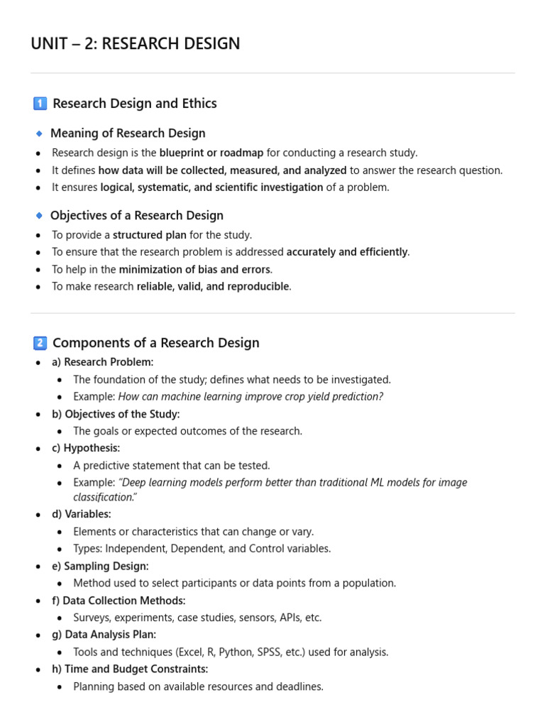 Research Design Summary | PDF | Sampling (Statistics) | Machine Learning