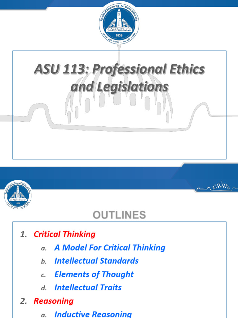 Critical Thinking and Reasoning Guide | PDF | Critical Thinking ...
