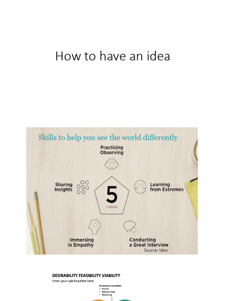 Lecture 02 - How To Have An Idea (Homework) | PDF