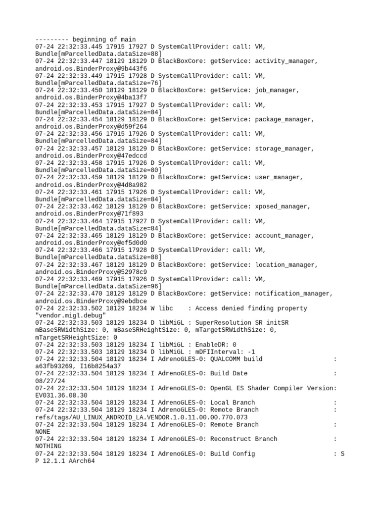 Android System Call Logs Analysis | PDF | Java (Programming Language ...