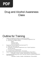 Drug and Alcohol Awareness Class