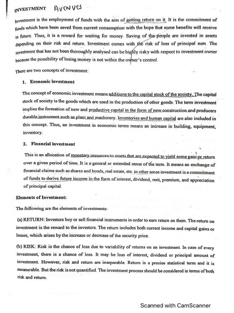 CA 2 Notes - SI | PDF