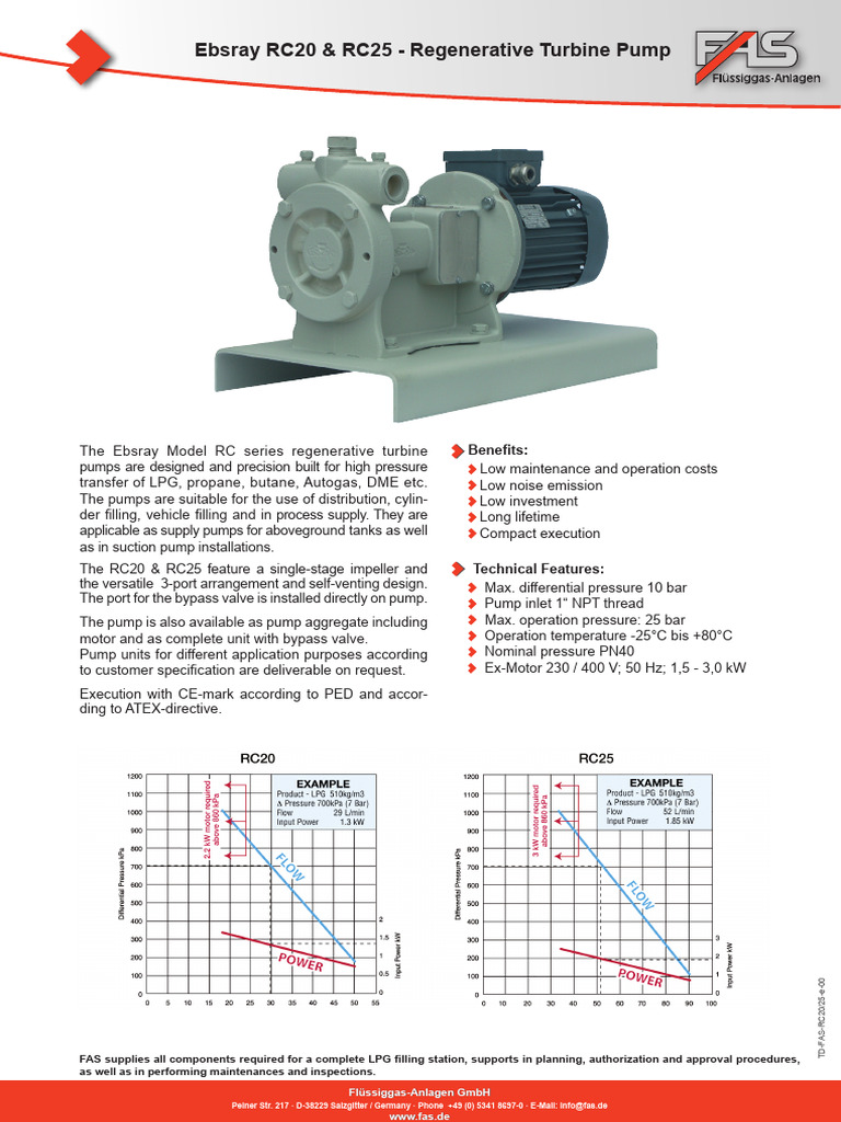 Td-ebsrayrc20&Rc25 e Rev00 | PDF | Pump | Liquefied Petroleum Gas