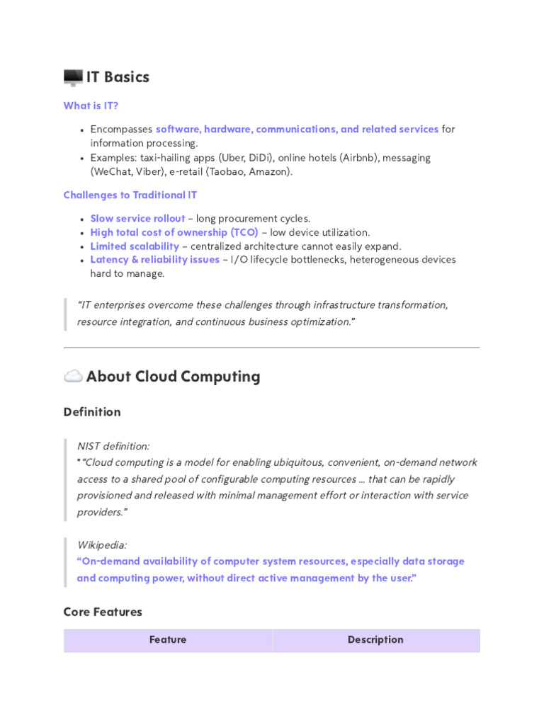 IT Basics: Cloud Computing & Virtualization | PDF | Virtualization ...