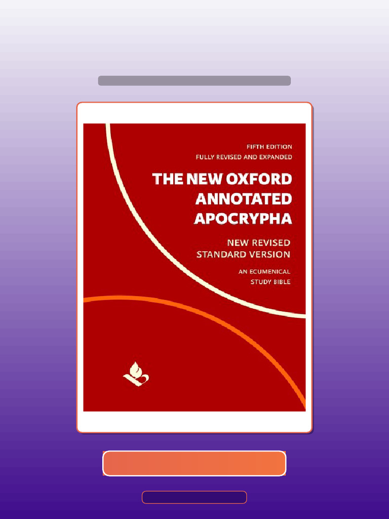Complete the New Oxford Annotated Apocrypha New Revised Standard ...