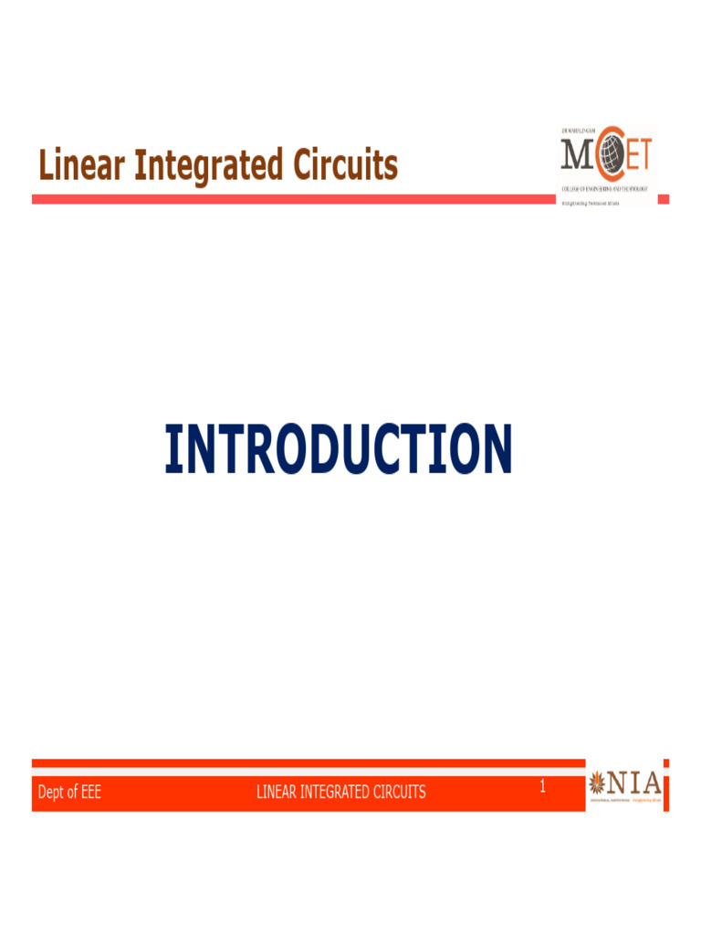 Understanding Linear Integrated Circuits | PDF | Integrated Circuit ...