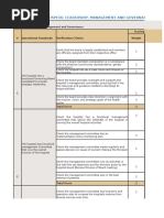 Ward Management Governance Checklist | PDF | Health Care | Medicine