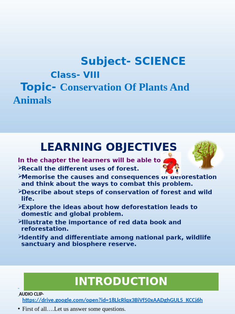 Conservation of Plants and Animals | PDF | Deforestation | Climate Change