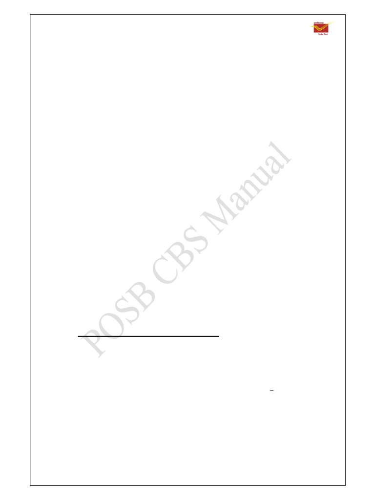 PPF PMC Procedure - CBS Manual Page 201-203 | PDF | Cheque