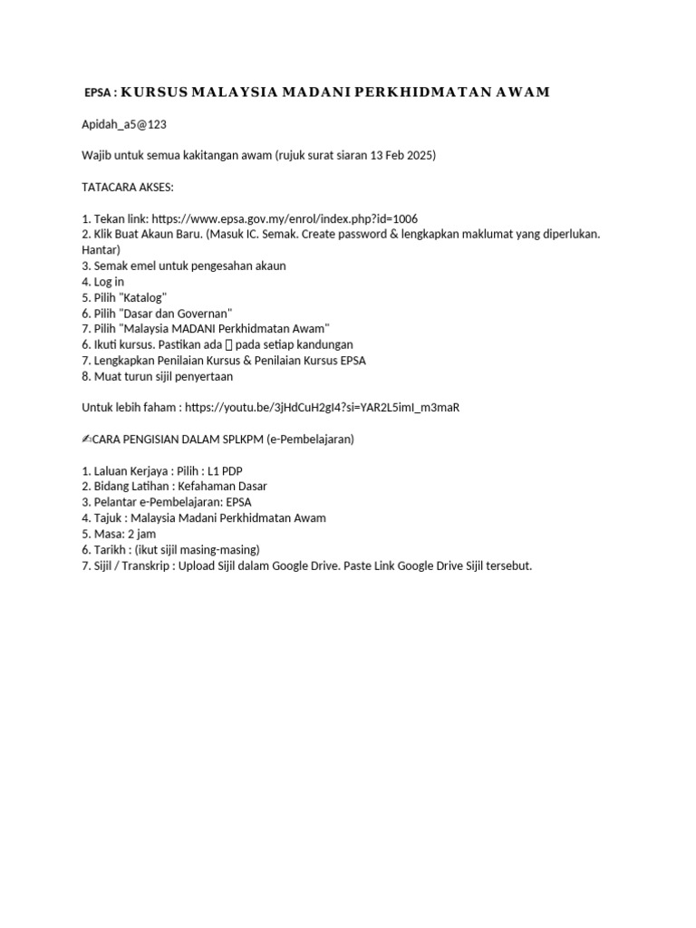 EPSA | PDF