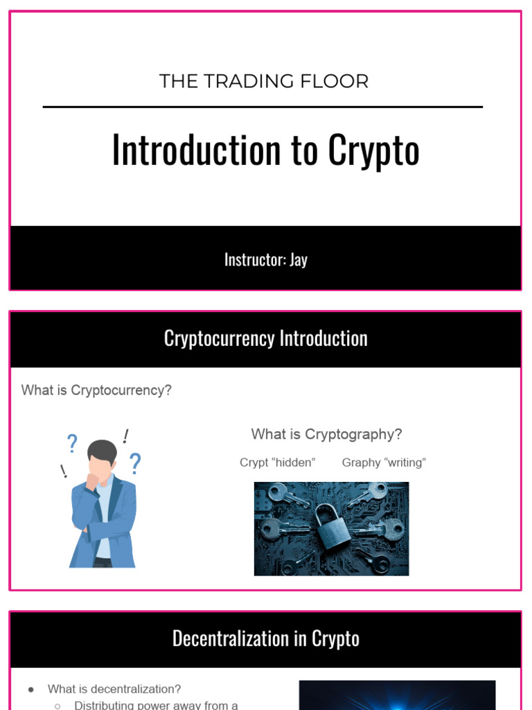 TTF - Crypto Course Slides | PDF | Cryptocurrency | Bitcoin