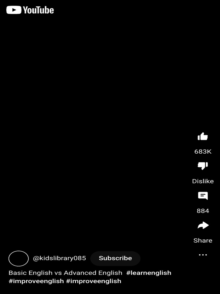 Basic English Vs Advanced English Learnenglish Improveenglish