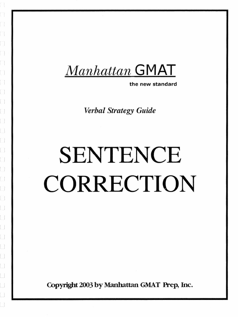 Sentence Correction | PDF