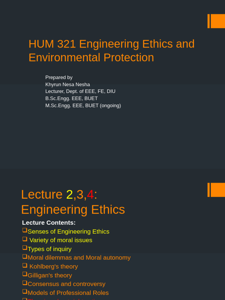 Engineering Ethics and Moral Dilemmas | PDF | Morality | Autonomy