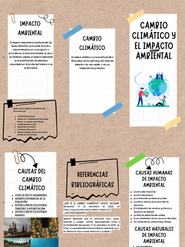 Cambio Climático y su Impacto Ambiental | PDF | Entorno natural ...